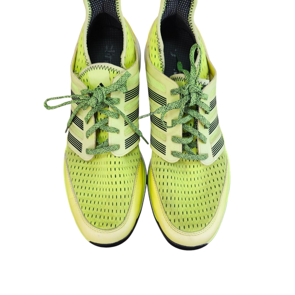 Adidas Men's Mesh Spikeless Lime Yellow Climacool Golf Shoes (12) - Picture 2 of 9